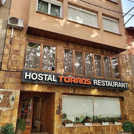 Hostal Torras Sant Hilari Sacalm Exterior foto